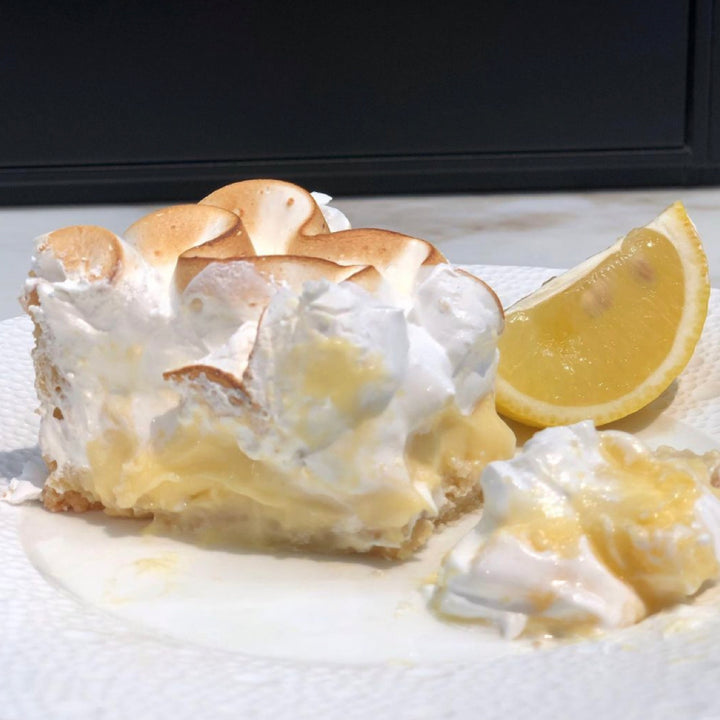 Tarta de limón y merengue