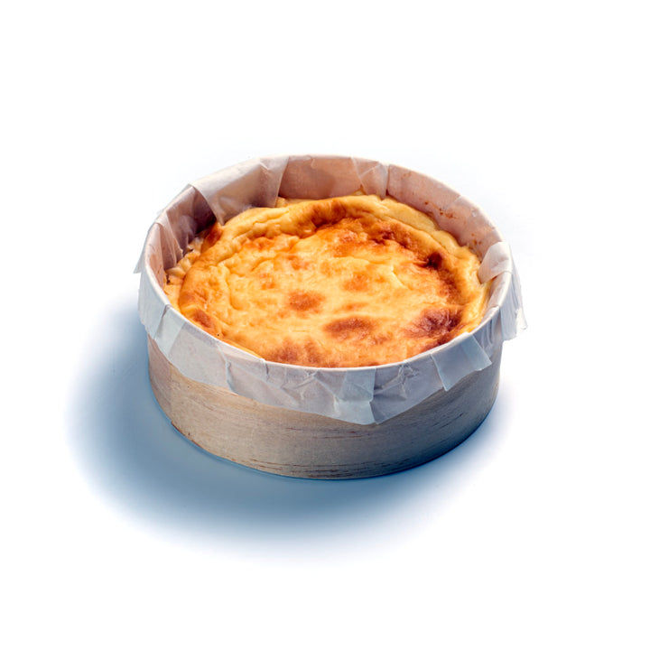 Tarta individual de queso estilo americano con queso azul